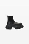 alexander wang storm 皮革切尔西靴 black