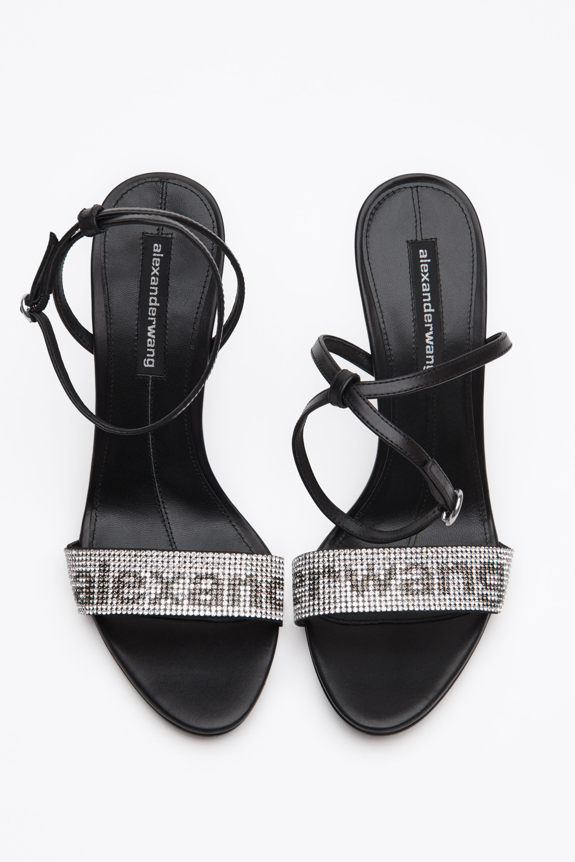 alexander wang logo heels