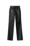 alexander wang fly 涂层黑色牛仔裤 black