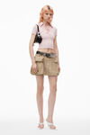 Alexander Wang ballerina pink 超细棉质 polo 套头衫