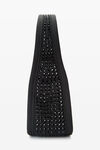Alexander Wang black ryan small bag in crystal hotfix