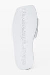 Alexander Wang white aw pool slide in nylon