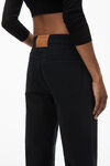 alexander wang jean avec logo ondulé ez washed black