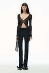 alexander wang 水晶网眼 heiress 多功能包 white