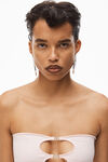 alexander wang 密织粘胶镂空迷你连衣裙  blushing bride