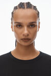 Alexander Wang black クリスタル ホットフィックス クルーネックtシャツ