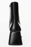 alexander wang booker 60 牛皮踝靴 black