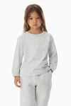 alexander wang essential平纹针织布增塑溶胶印花儿童长袖 t 恤 light heather grey