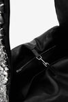 alexander wang spike medium hobo bag in studded leather black