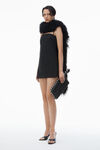 Alexander Wang black 可拆卸系带迷你连衣裙