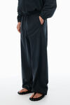 Alexander Wang black black perforated logo track pants
