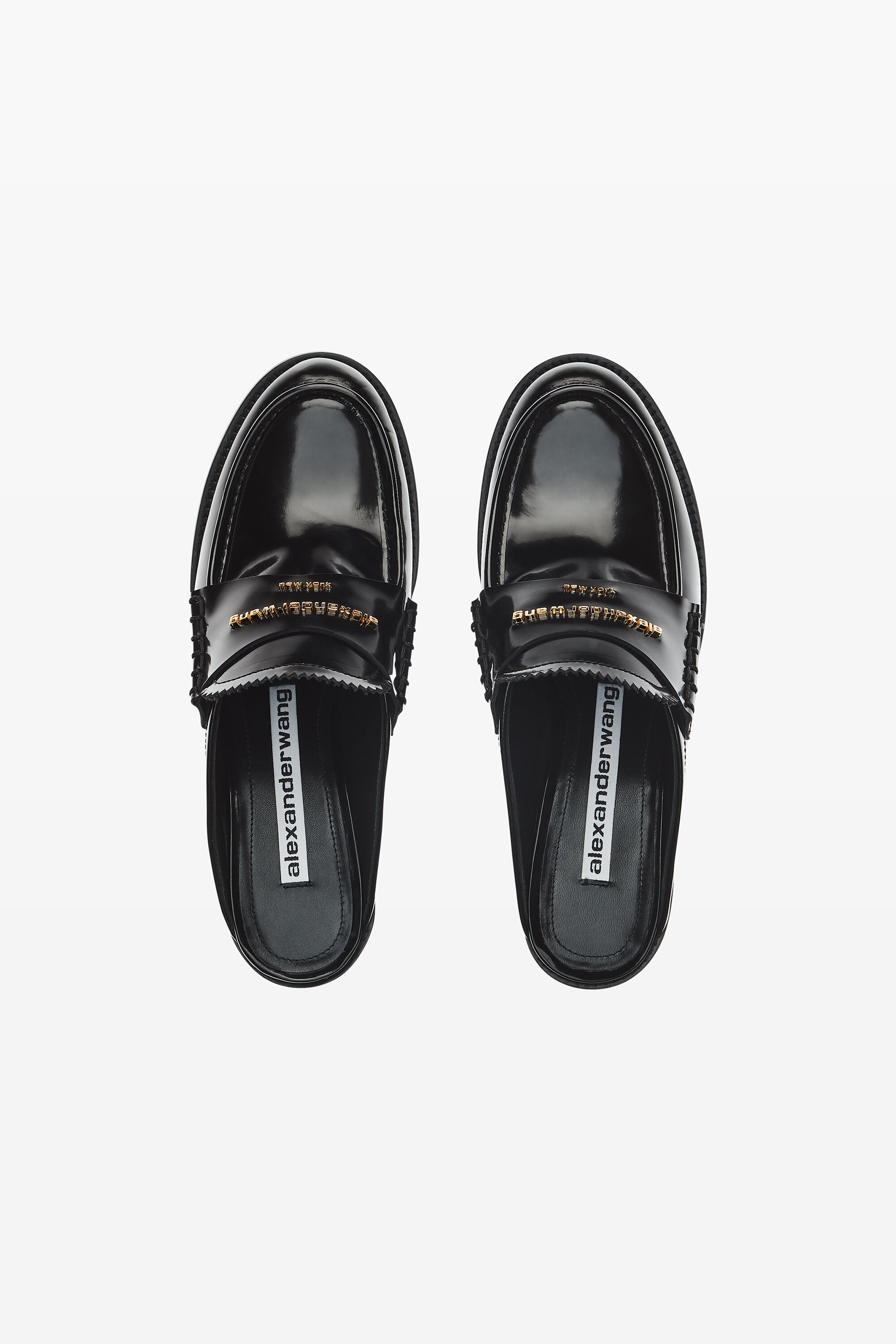 アレキサンダーワン37 ストーン付きブラックミュール alexanderwang アレキサンダーワング Carter ミュール BLACK