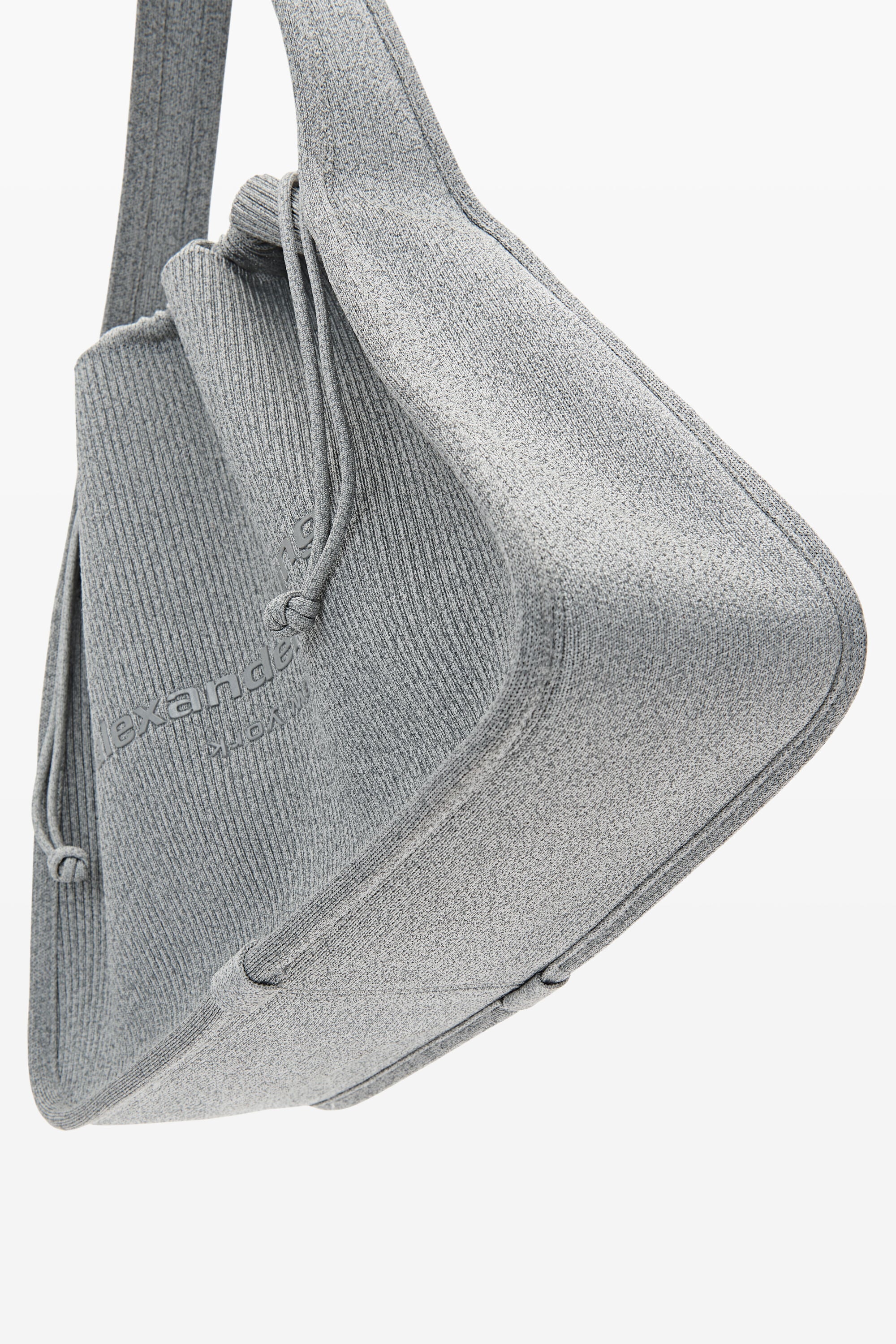 RYAN LARGE BAG IN REFLECTIVE RIB KNIT