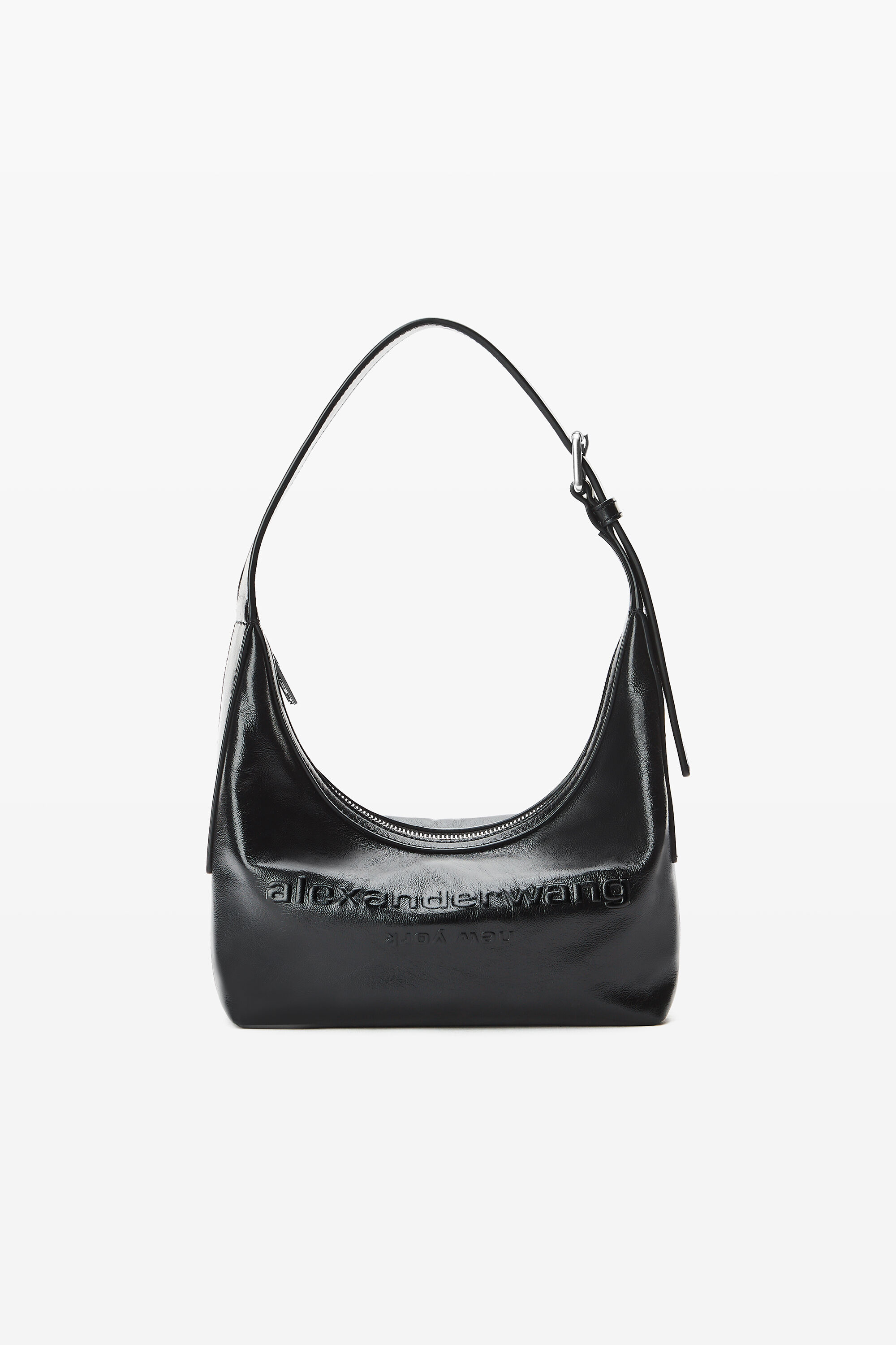 PUNCH SMALL SHOULDER in BLACK | alexanderwang®