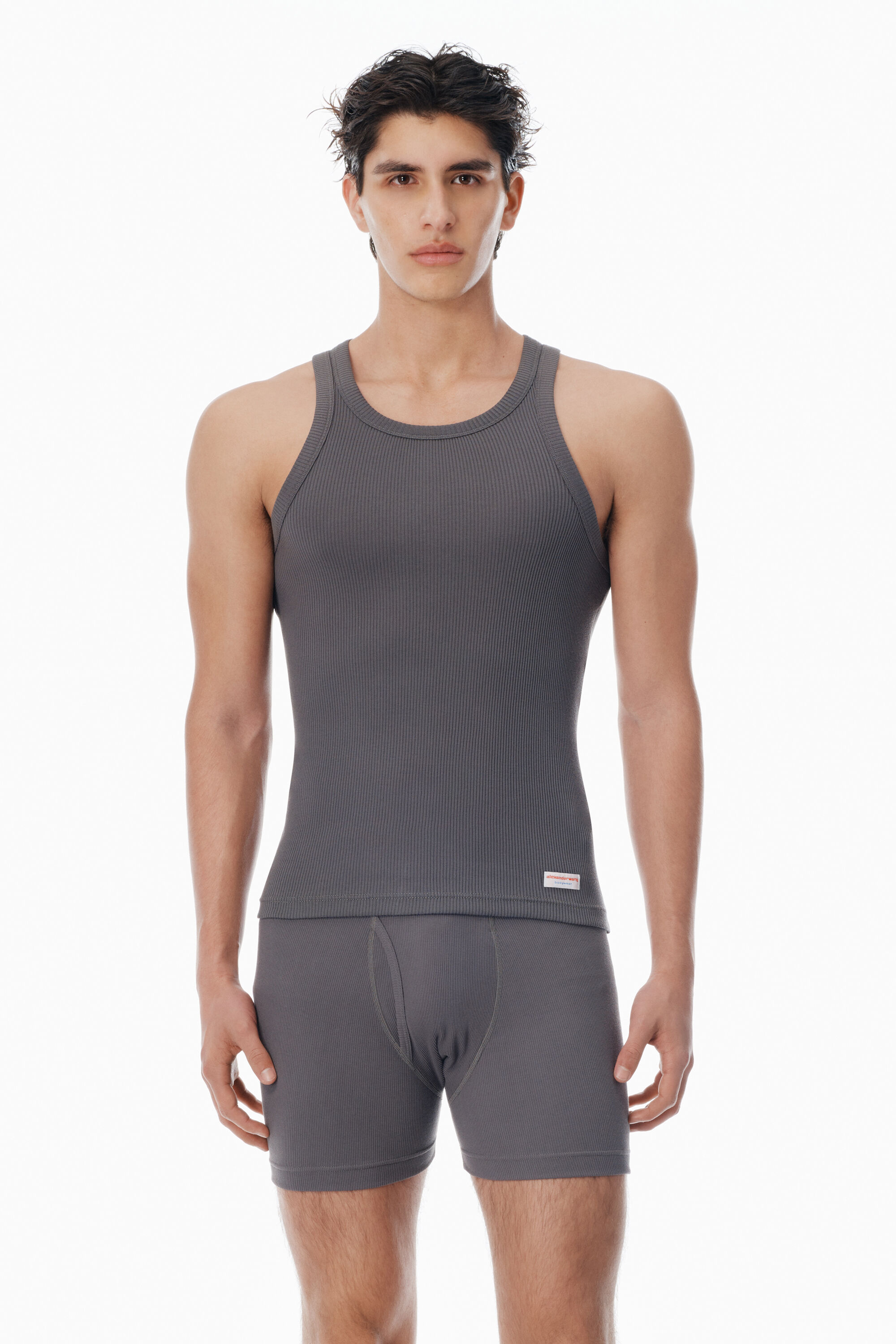 【ALEXANDER WANG】MEN MUSCLE TANK GREY M ML001364F.jpg?sw=600