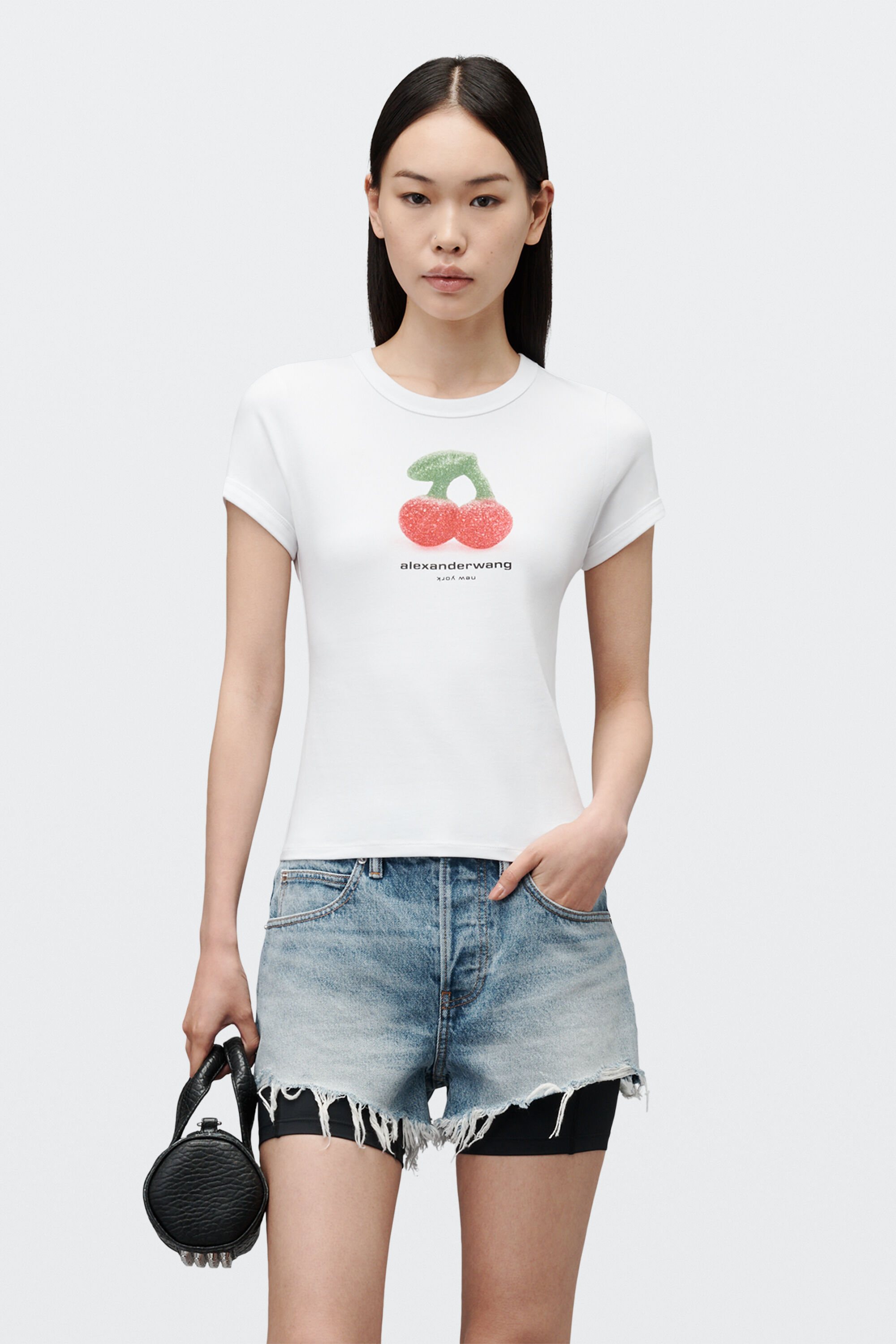 alexanderwang アレキサンダーワング チェリー グラフィック フィット