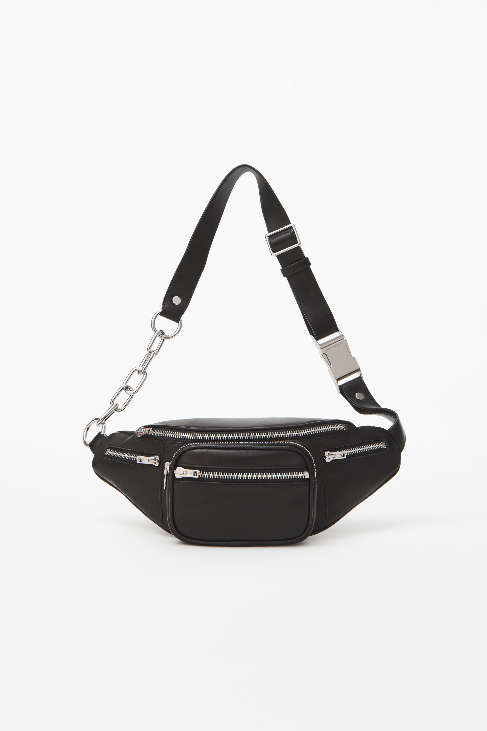 Alexander Wang ATTICA FANNY PACK IN LEATHER ATTICAレザー ファニーパック アレキサンダーワン ブラック O/S （1042M） ATTICA FANNY PACK in BLACK | alexanderwang®