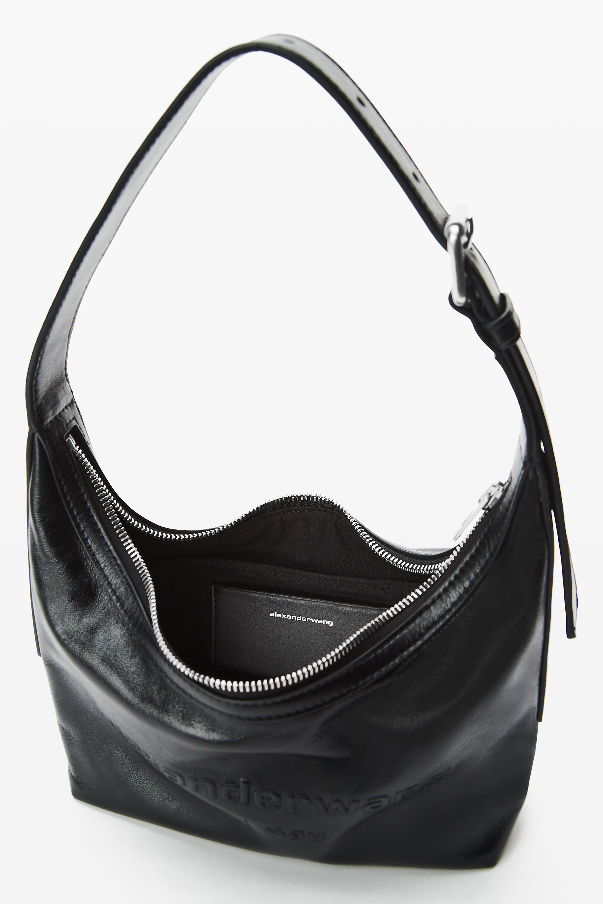 PUNCH SMALL SHOULDER in BLACK | alexanderwang®