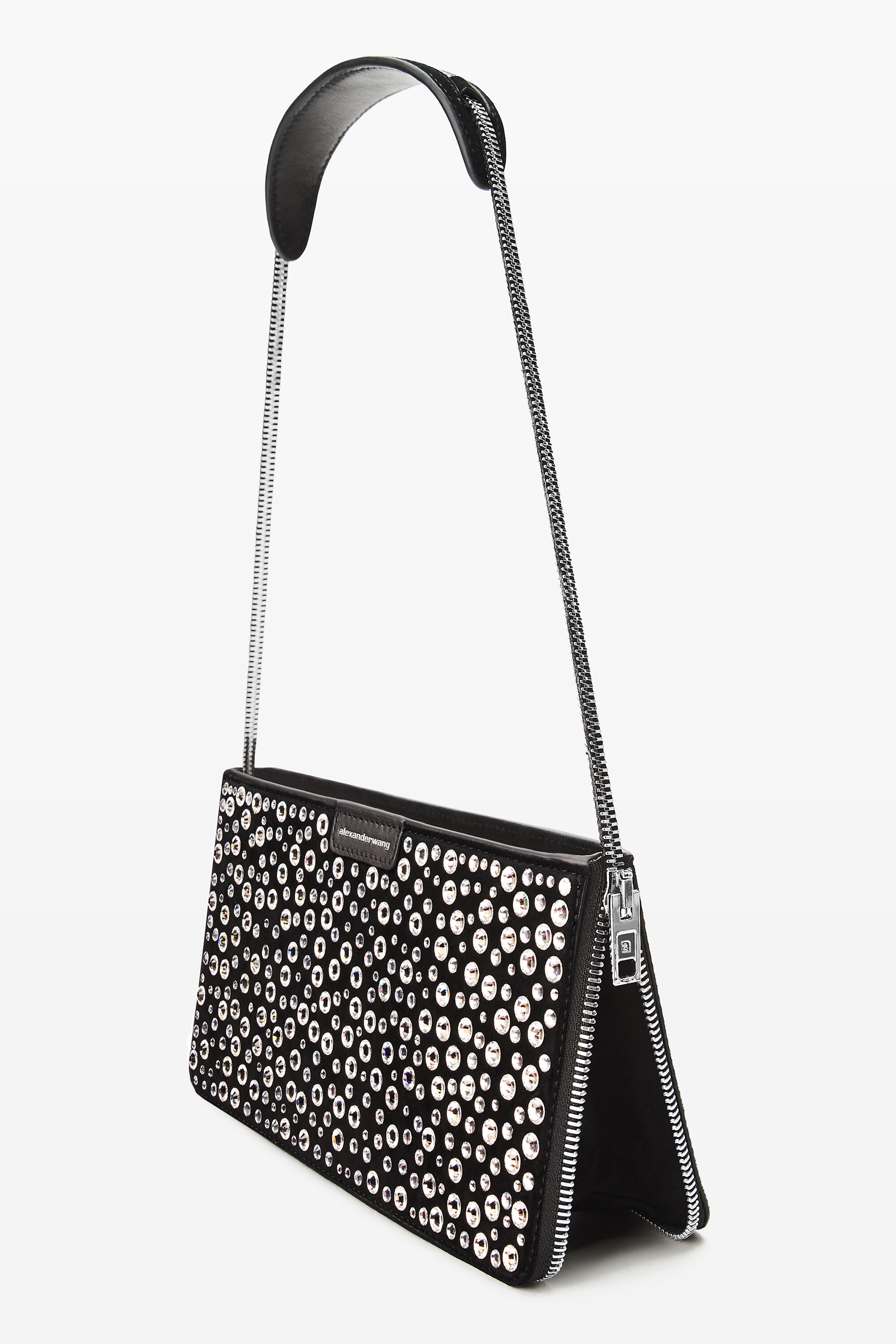siren crystal mini bag in BLACK | alexanderwang®