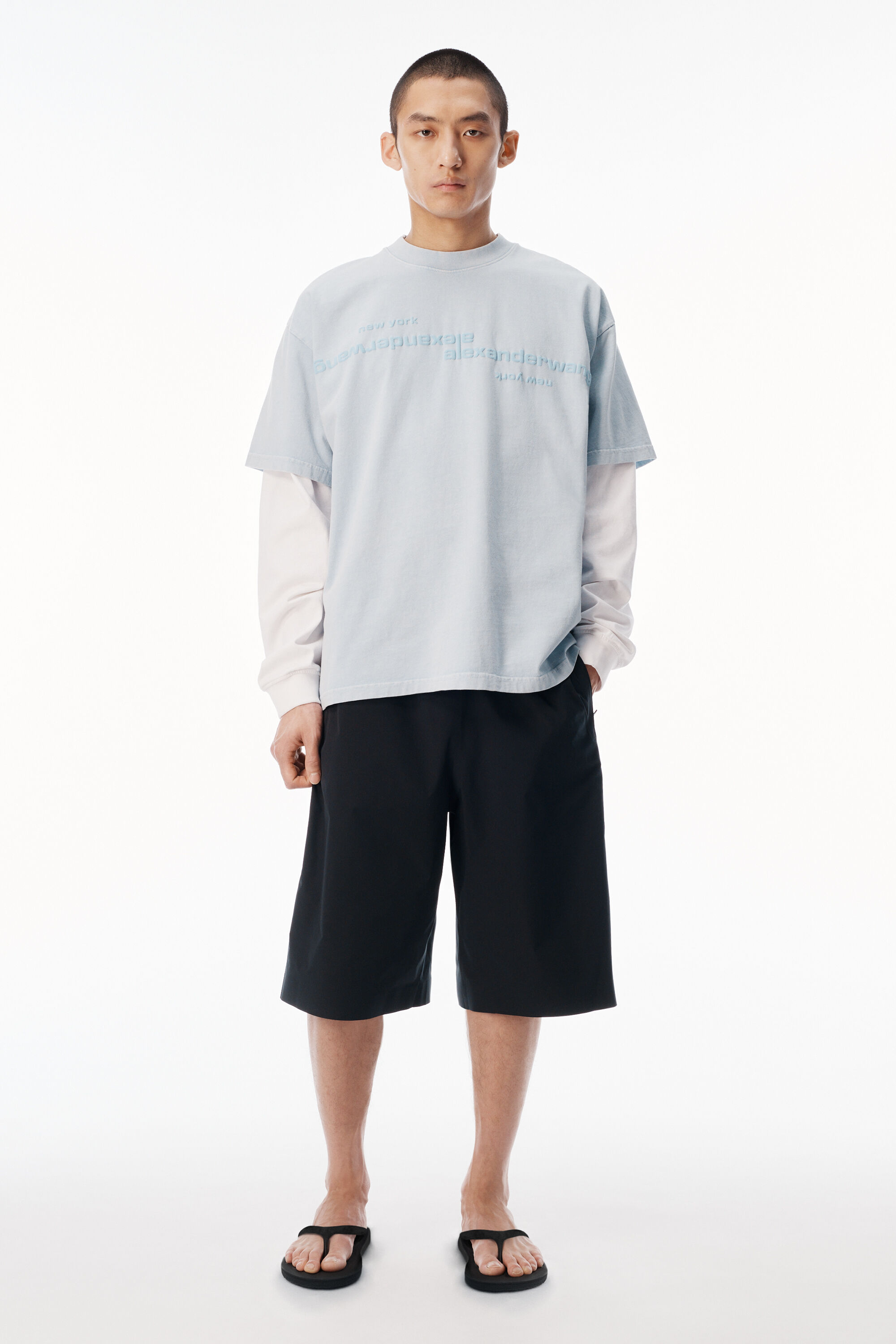alexanderwang アレキサンダーワング ミラーロゴ ショートスリーブT