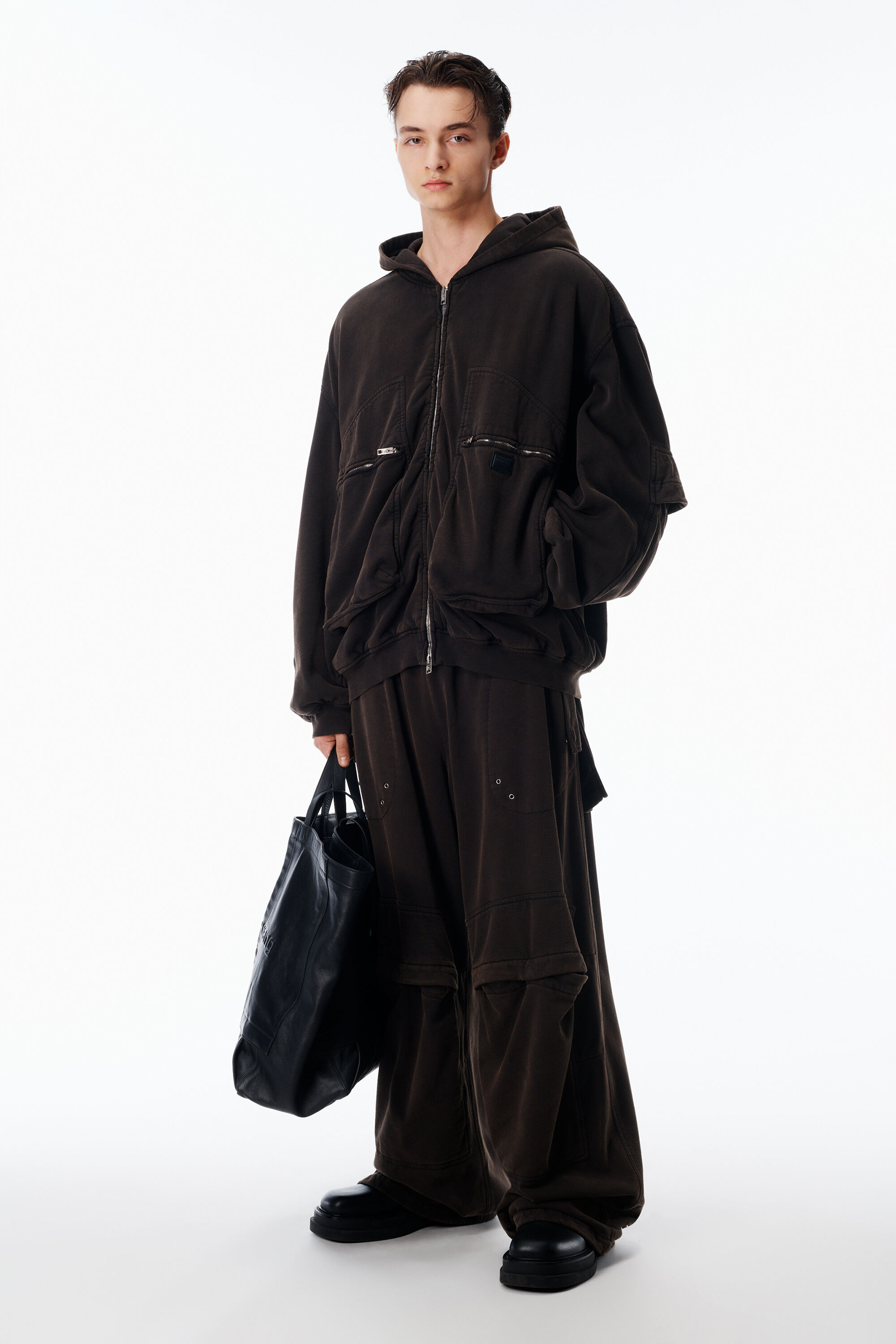 alexanderwang アレキサンダーワング オーバーサイズ カーゴフーディー