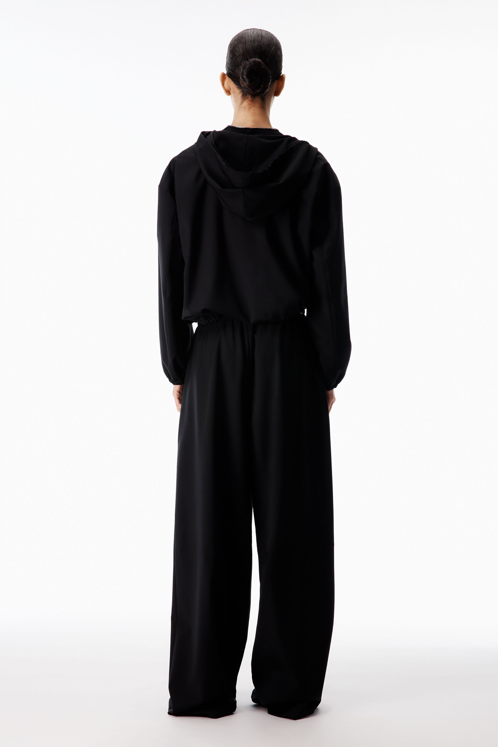 残1 希少♡Mサイズ黒  SST CUFFED TRACK PANT Mid-Rise Track Pant in BLACK | alexanderwang®