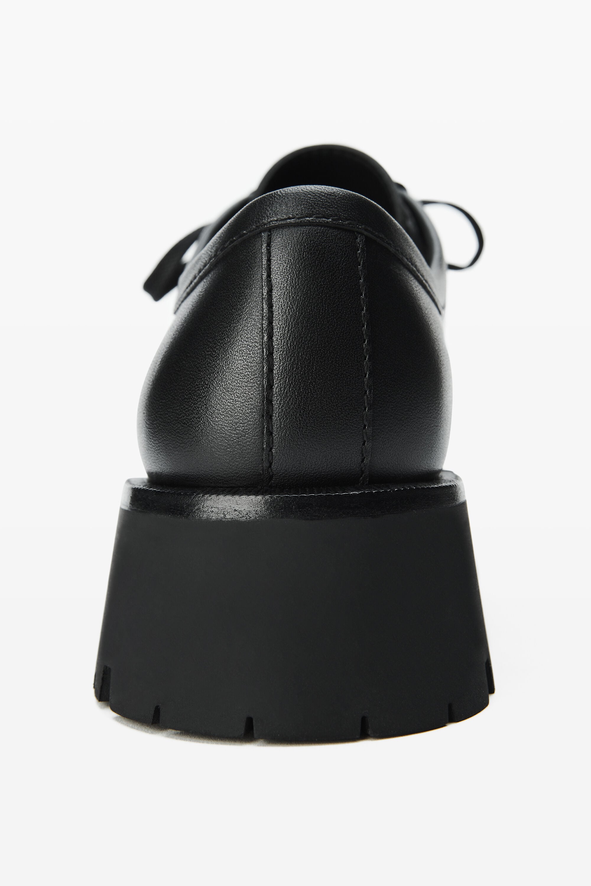 Colt Lace-Up Loafer in Leather in BLACK | alexanderwang®