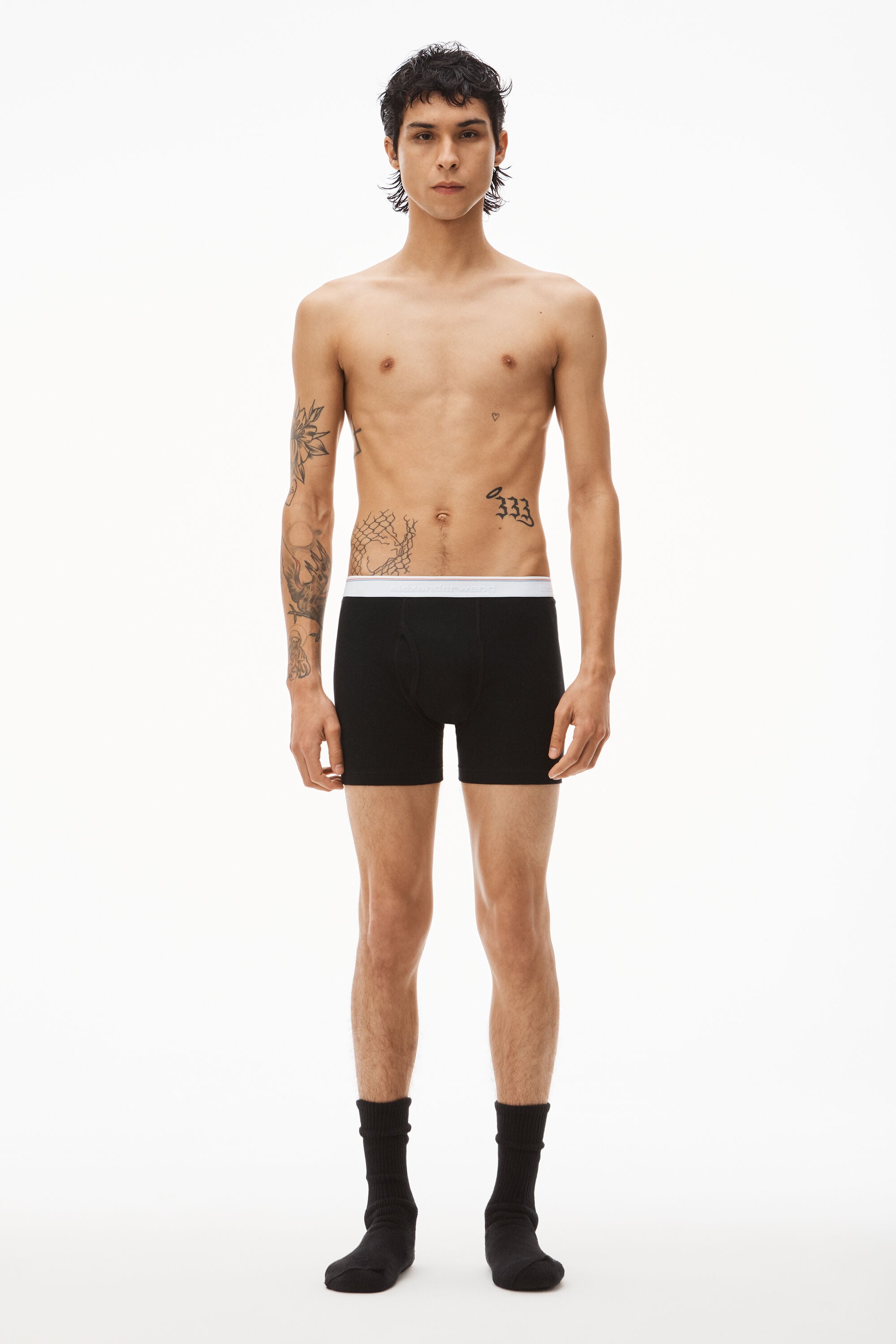 alexanderwang アレキサンダーワング リブジャージー ボクサーブリーフ