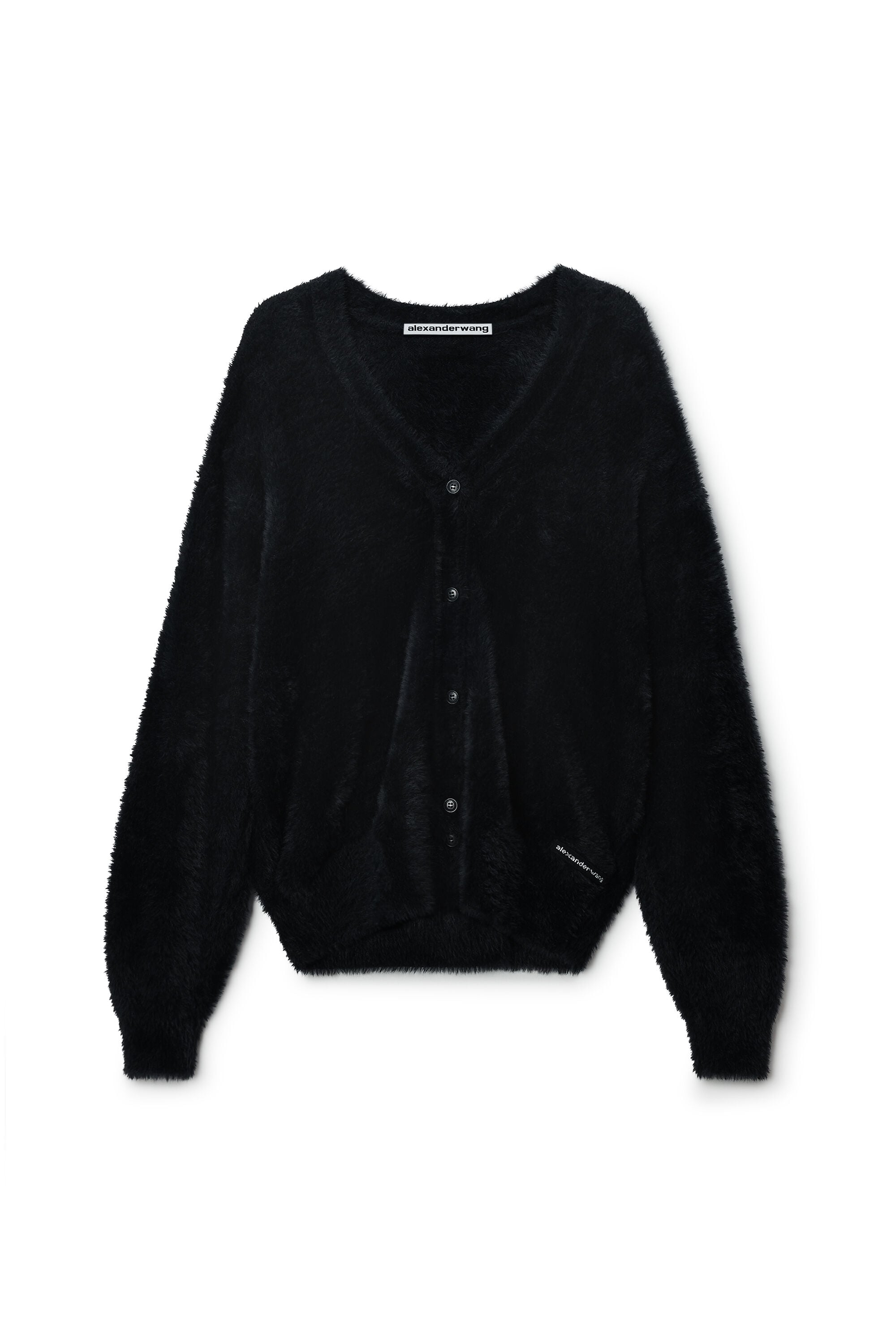 alexanderwang アレキサンダーワング Vネック カーディガン BLACK