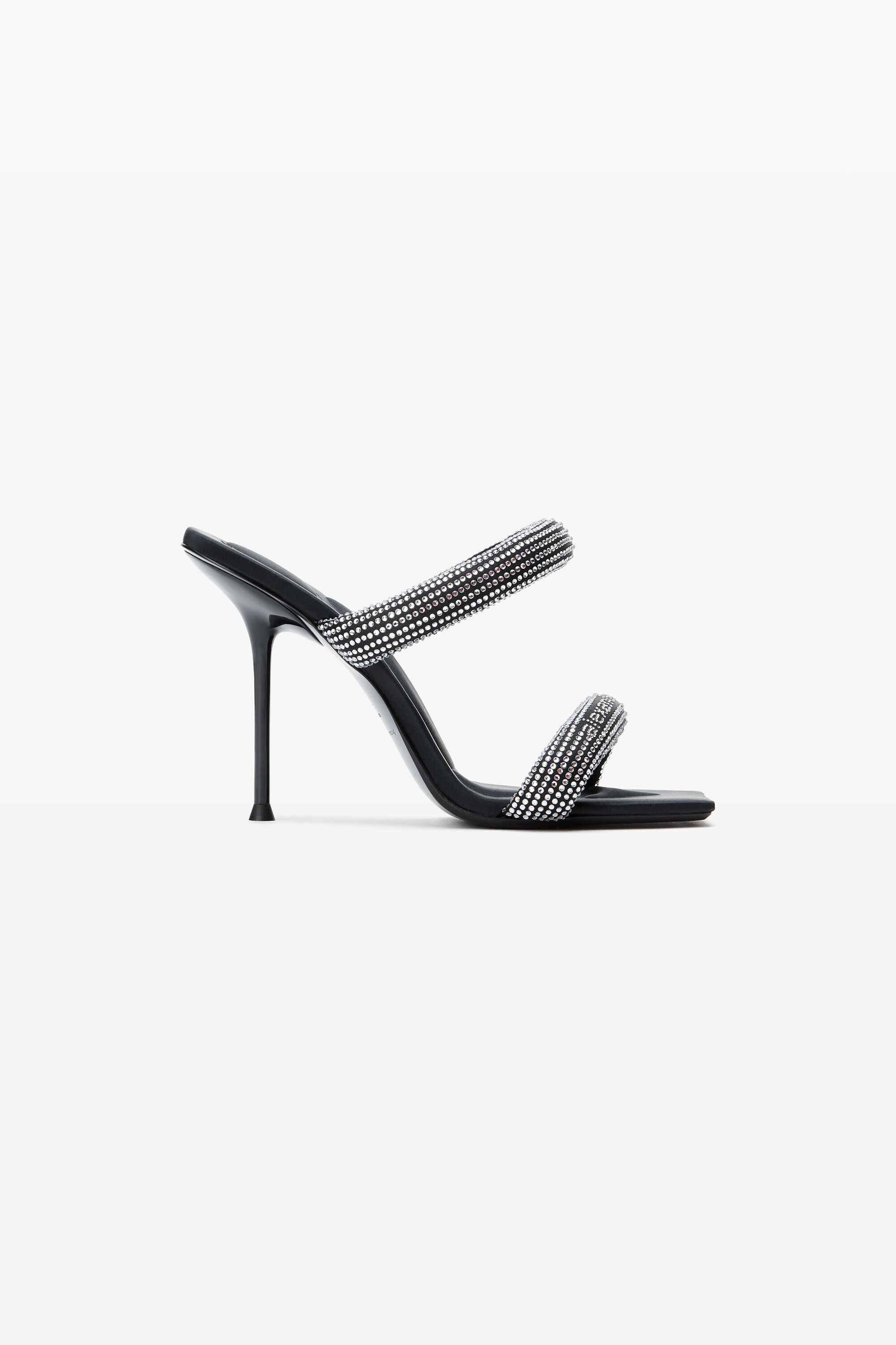 Alexander wang 14SSレザーメッシュベスト BLK•BGE/46 julie black crystal hotfix tubular sandals in BLACK/SILVER
