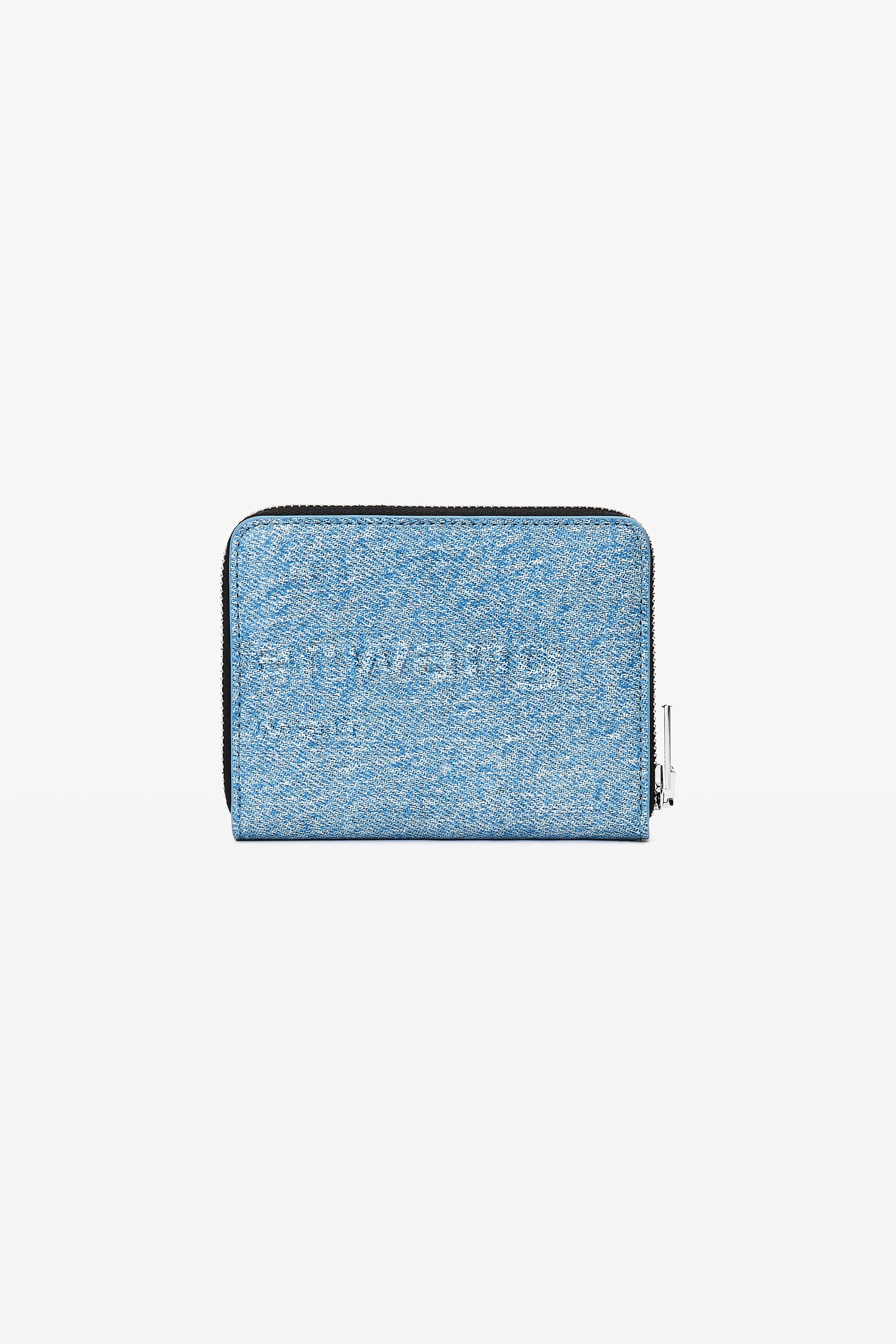 punch compact wallet in crackle patent leather in VINTAGE MEDIUM