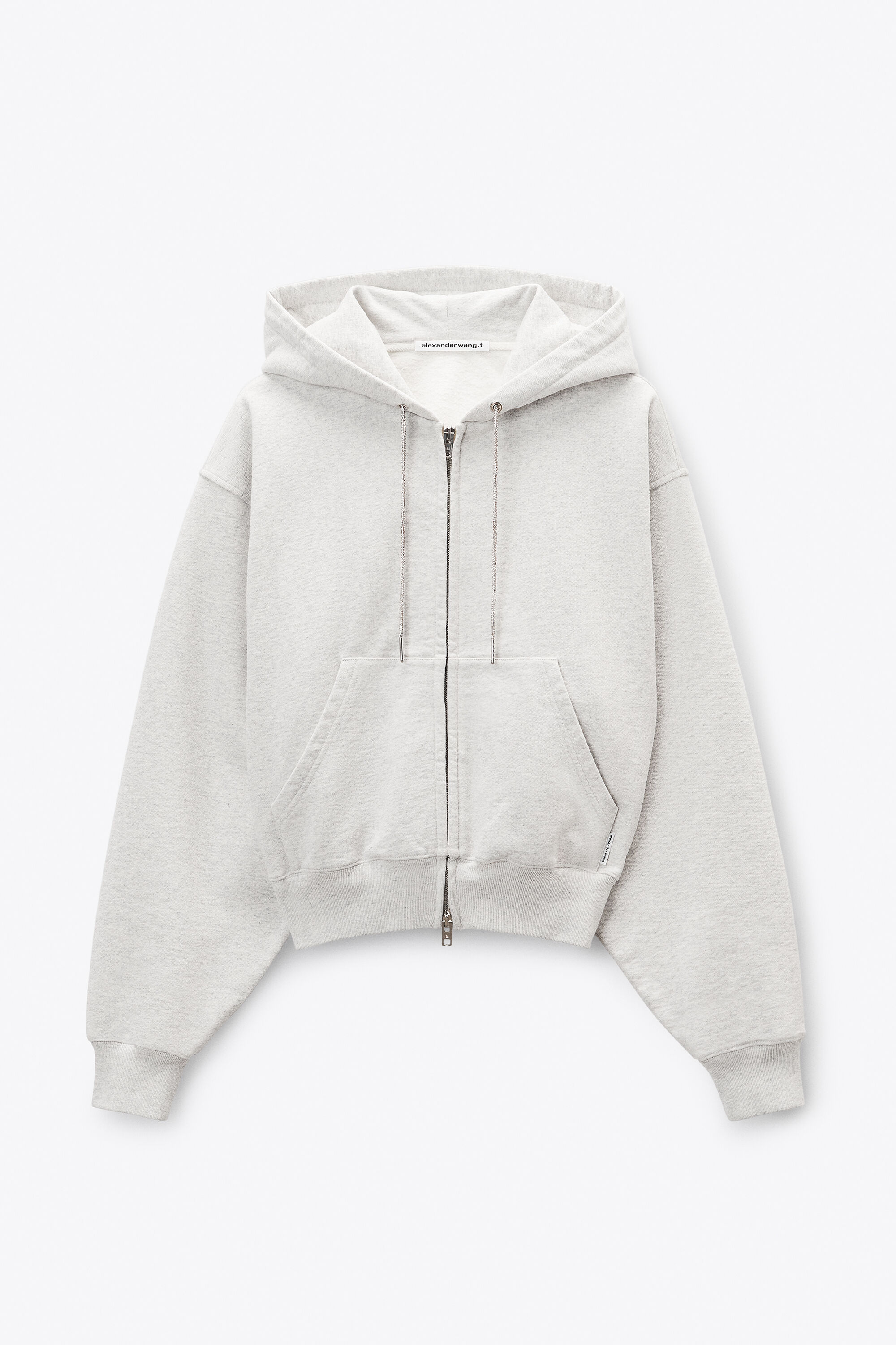 alexanderwang アレキサンダーワング Crystal Hotfix Drawcord Zip-Up