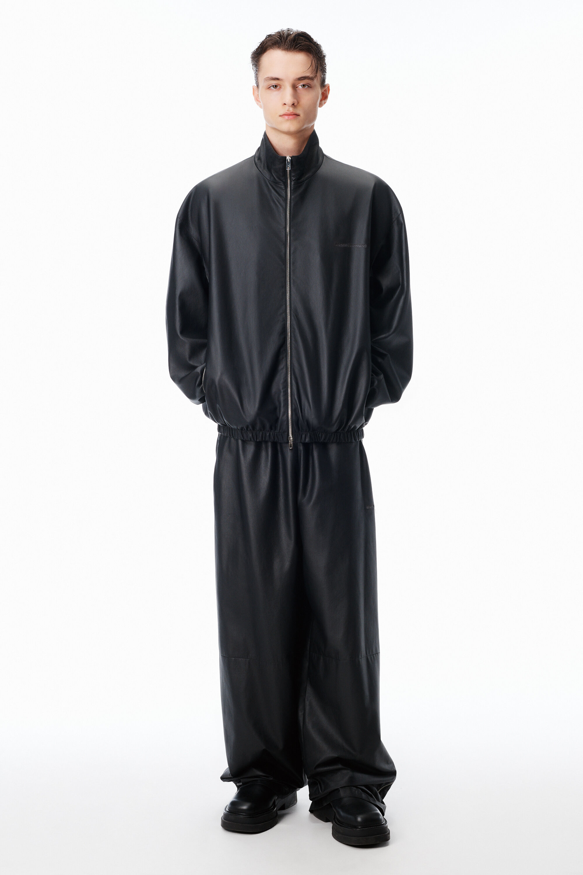 alexanderwang アレキサンダーワング ボンデッドレザー トラック