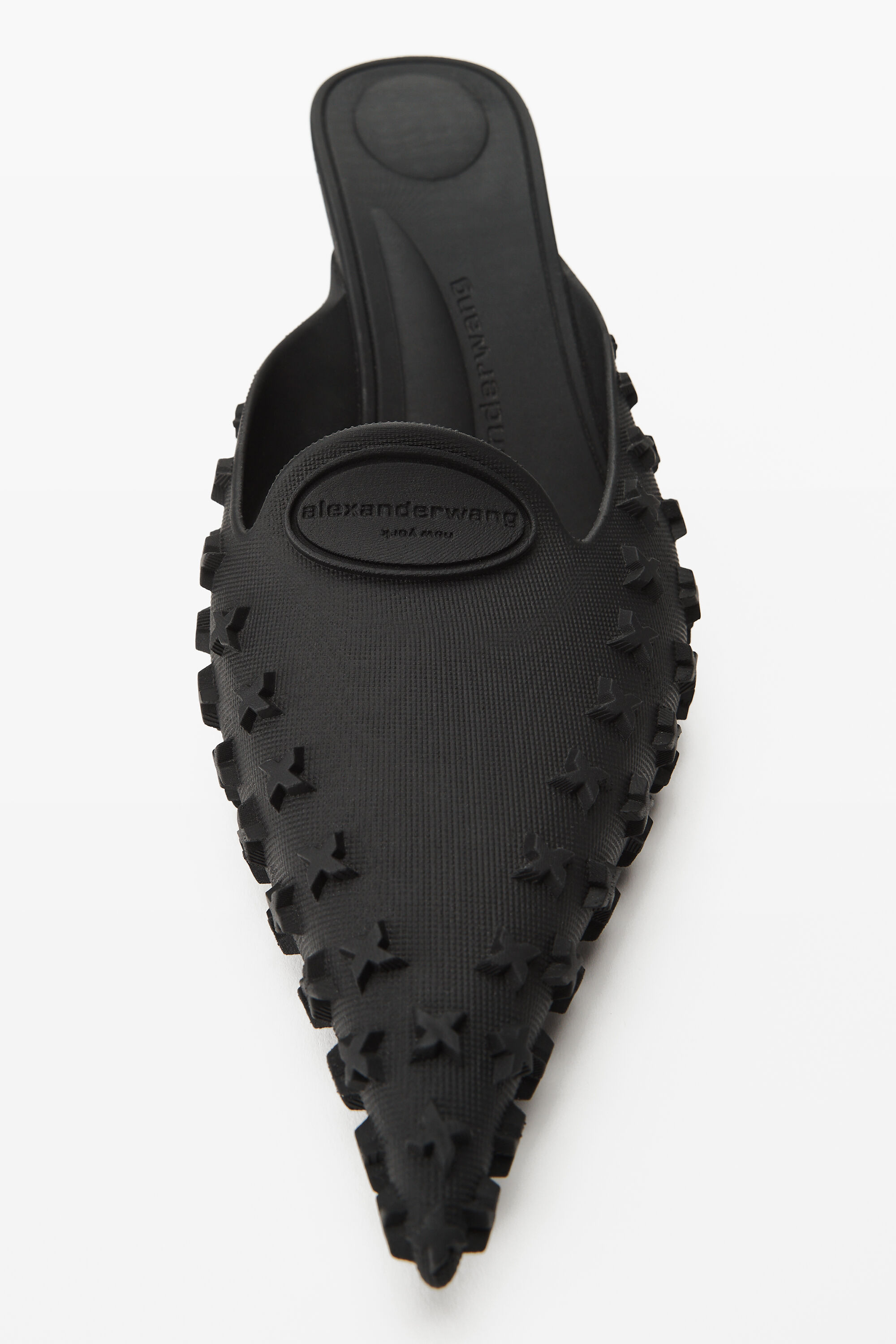 griphoria 3d printed mule in BLACK | alexanderwang®
