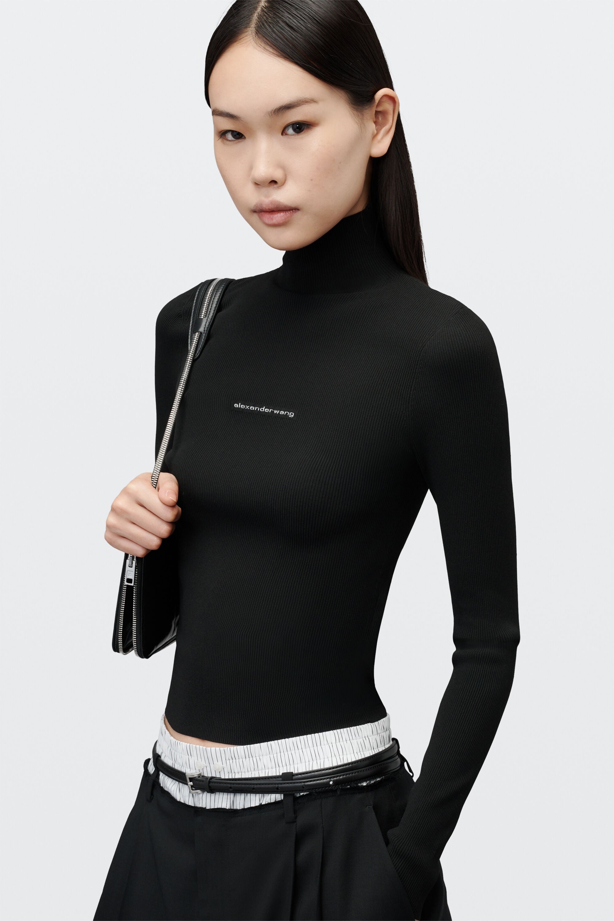 alexanderwang アレキサンダーワング ジャカードロゴ ロングスリーブ