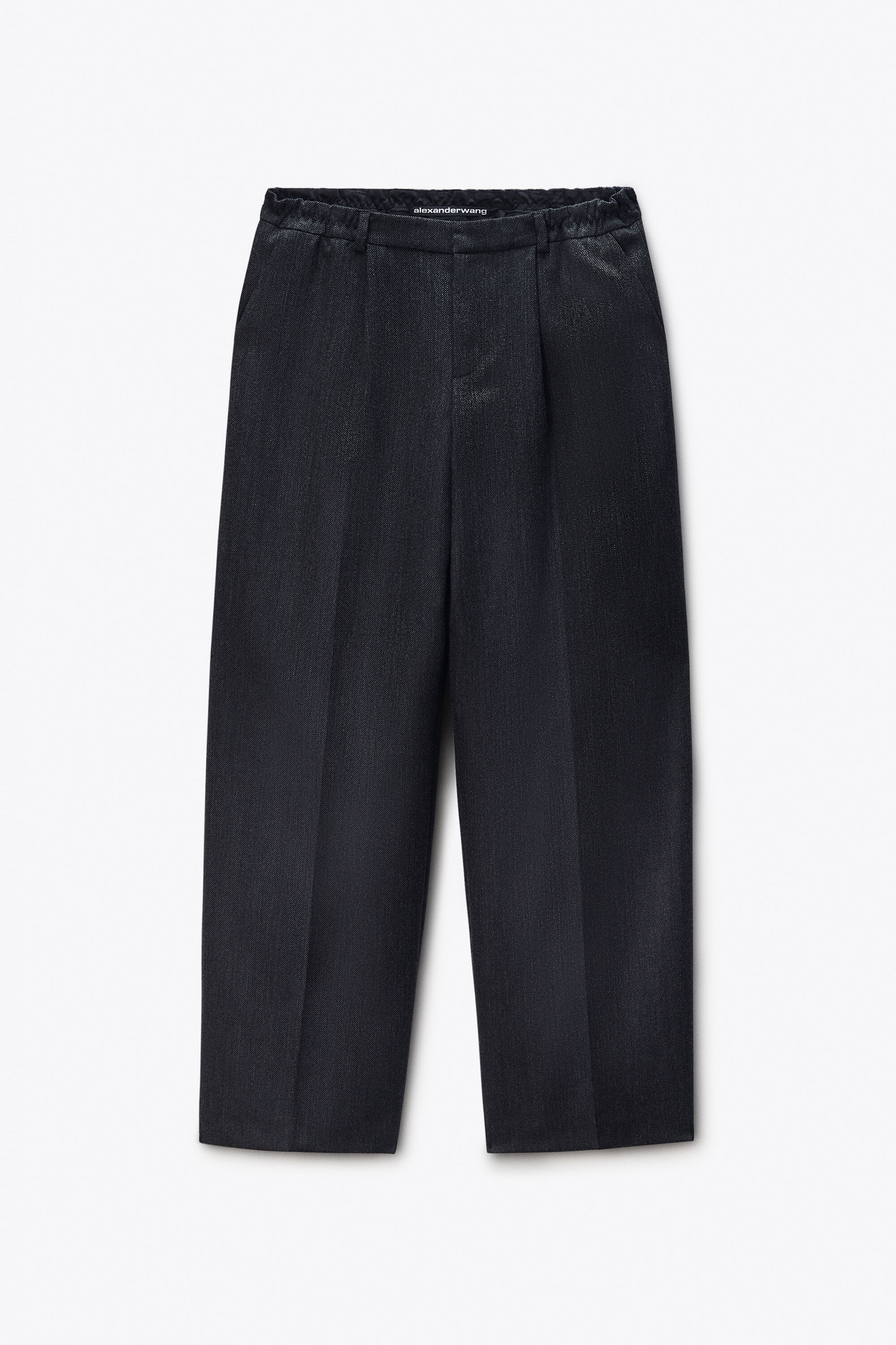 Tailored Pant in Heritage Wool in BLACK/CHARCOAL | alexanderwang®