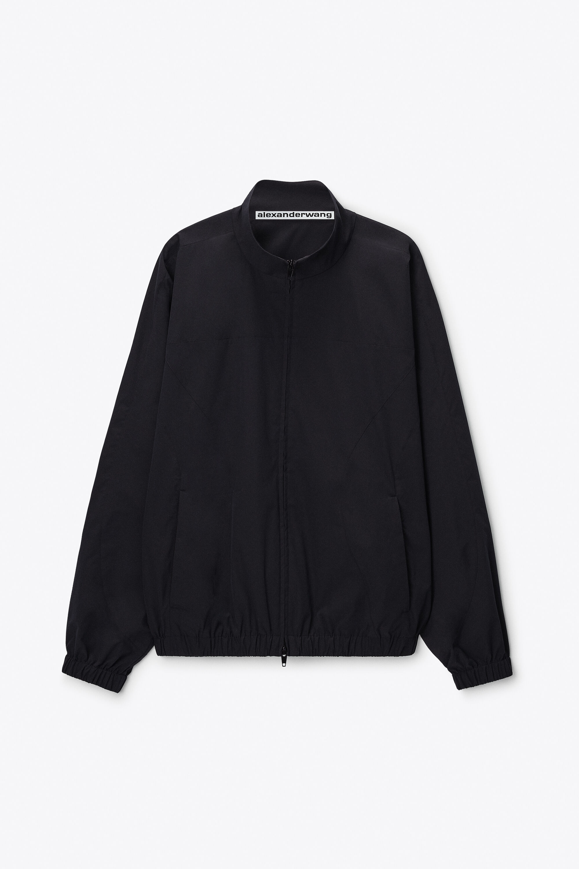 PERFORATED LOGO TRACK JACKET in BLACK | alexanderwang®