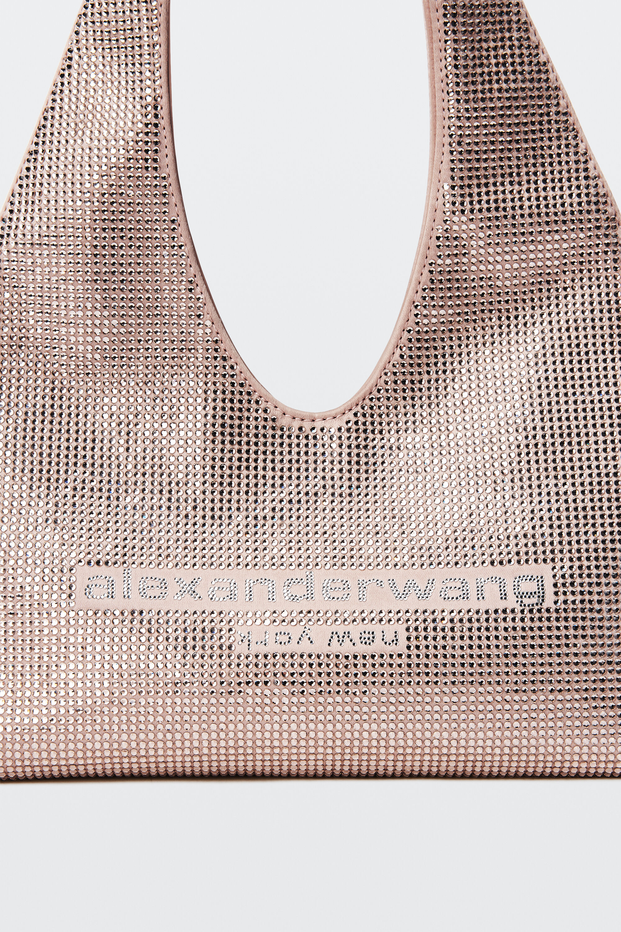 PIKE MINI BAG W/ CROSSBODY STRAP in ROSE BEIGE | alexanderwang®