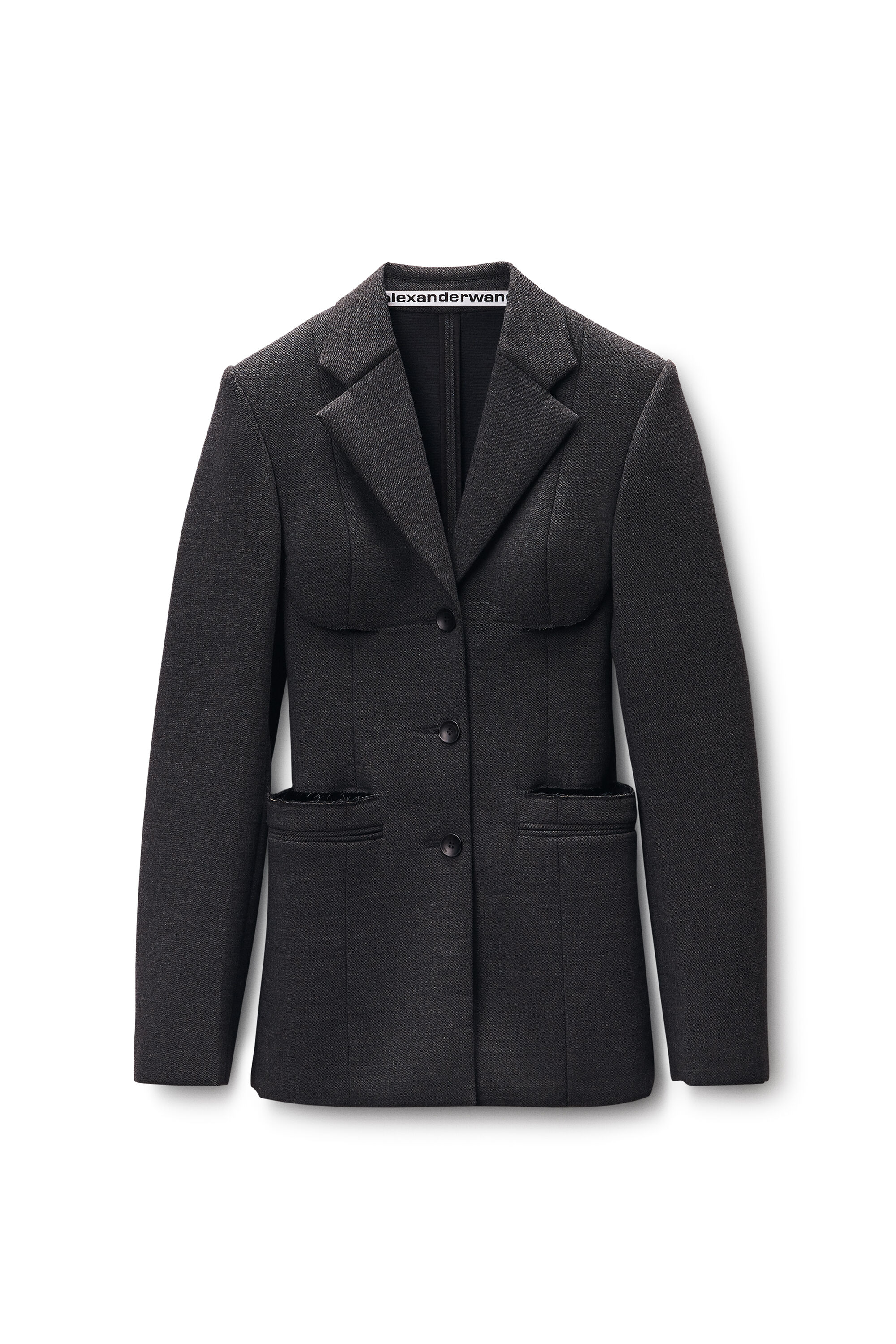 T by Alexander Wang レザー ウール ジャケット ブラウン 1WC2266975023CB.jpg?sw=1200