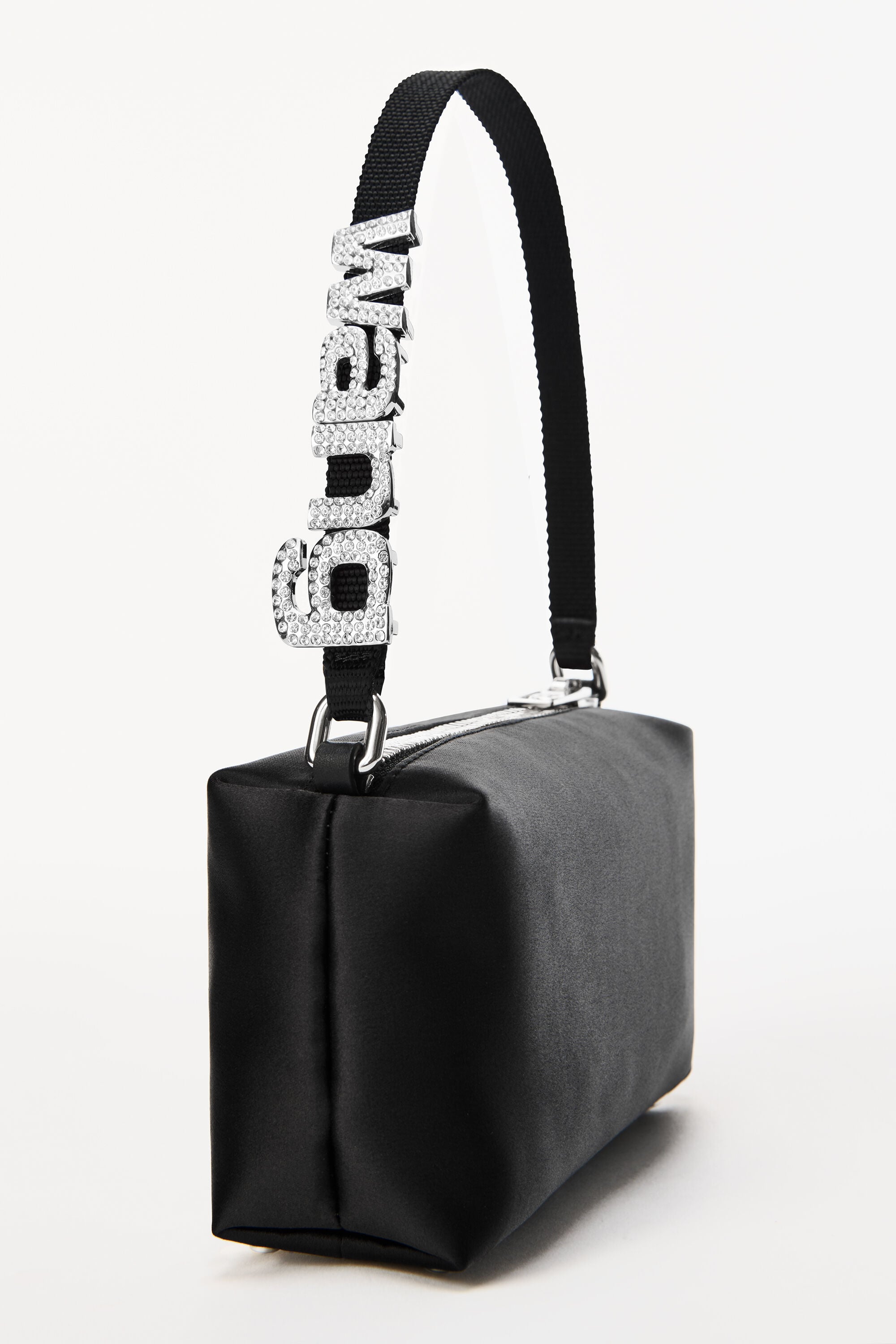 alexanderwang アレキサンダーワング HEIRESS サテン ポーチ BLACK