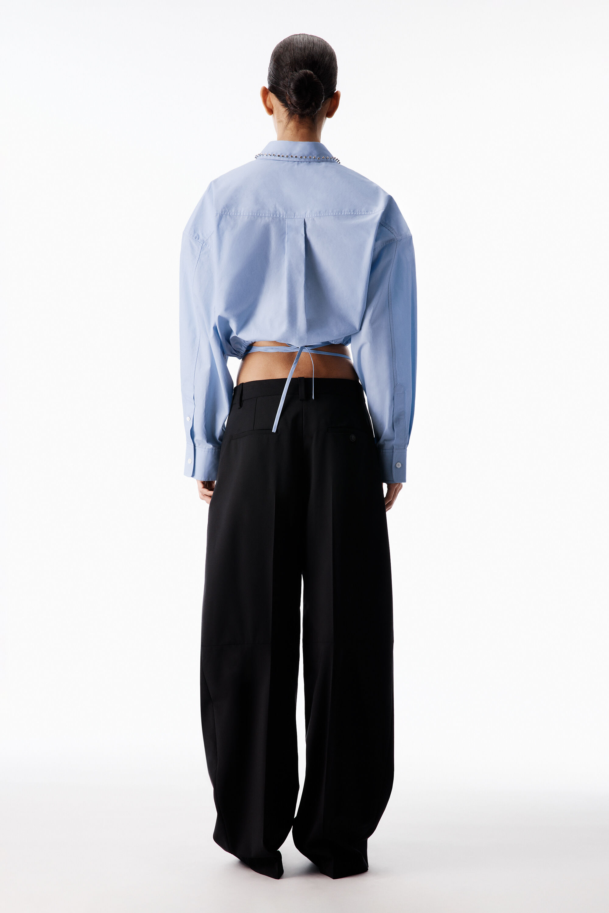 alexanderwang アレキサンダーワング Crystal Hotfix Stud Collar Wrap