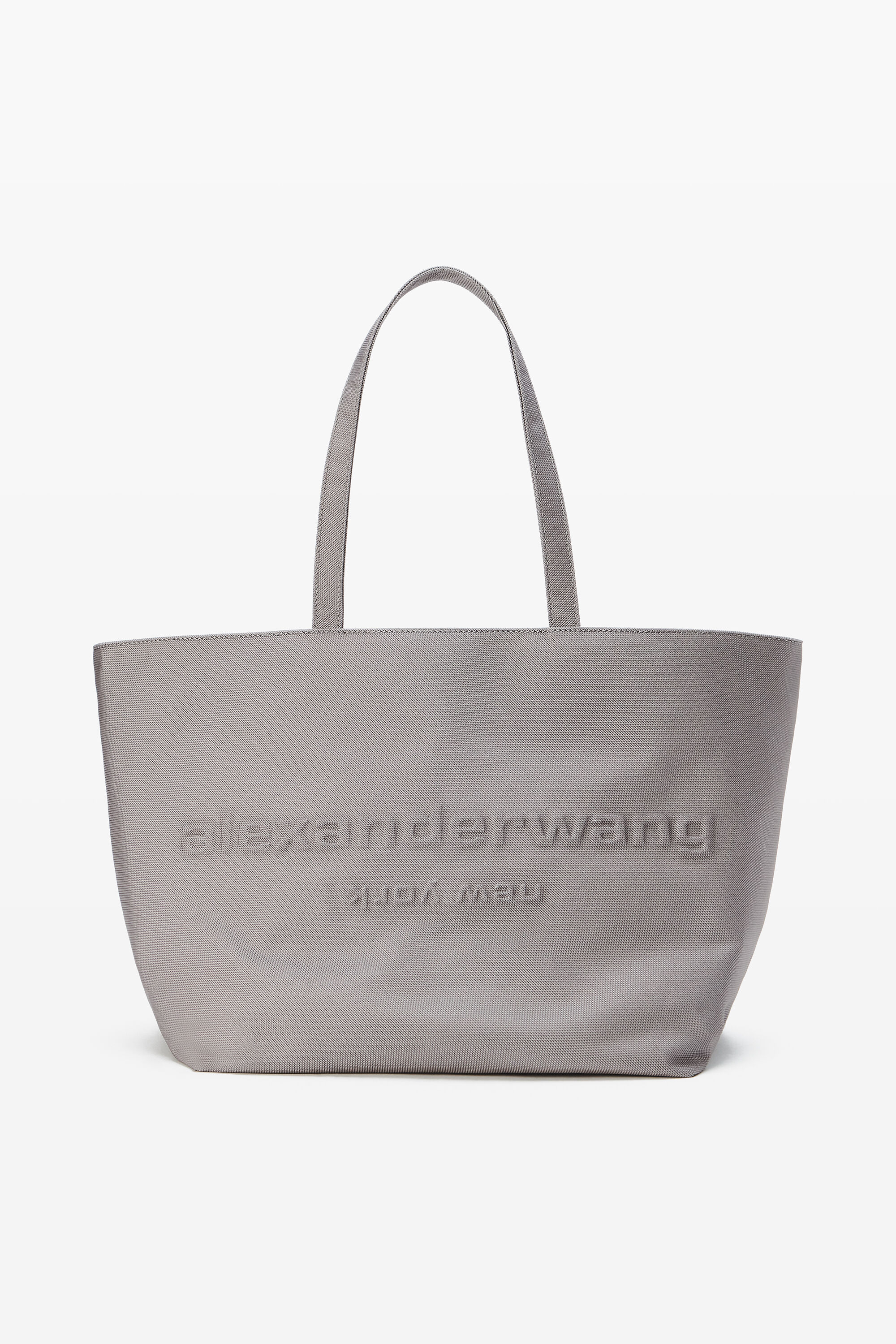 Canvas Punch Large Tote in GREY | alexanderwang®