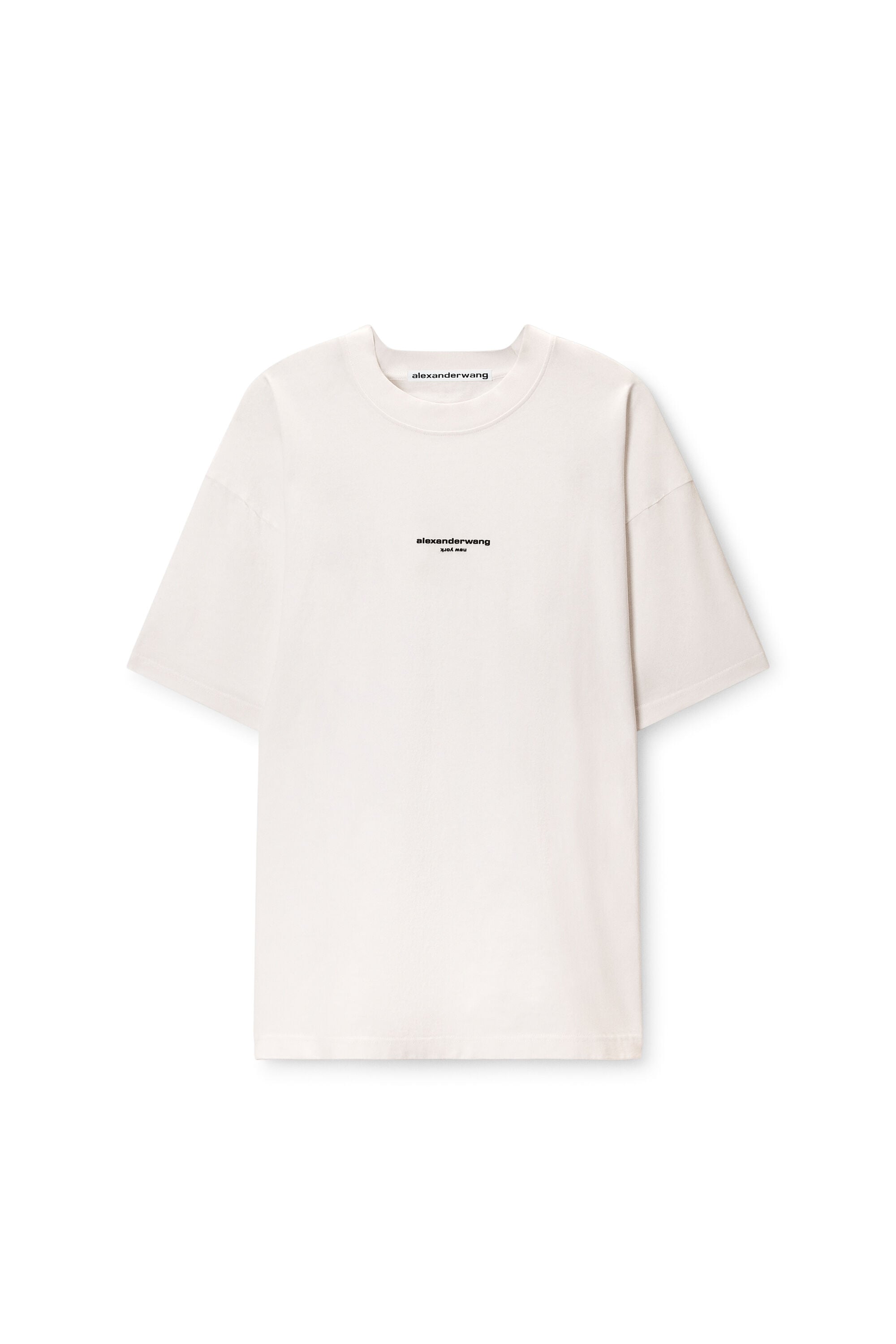 LOGO PRINT SHORT SLEEVE TEE in WHITE | alexanderwang®