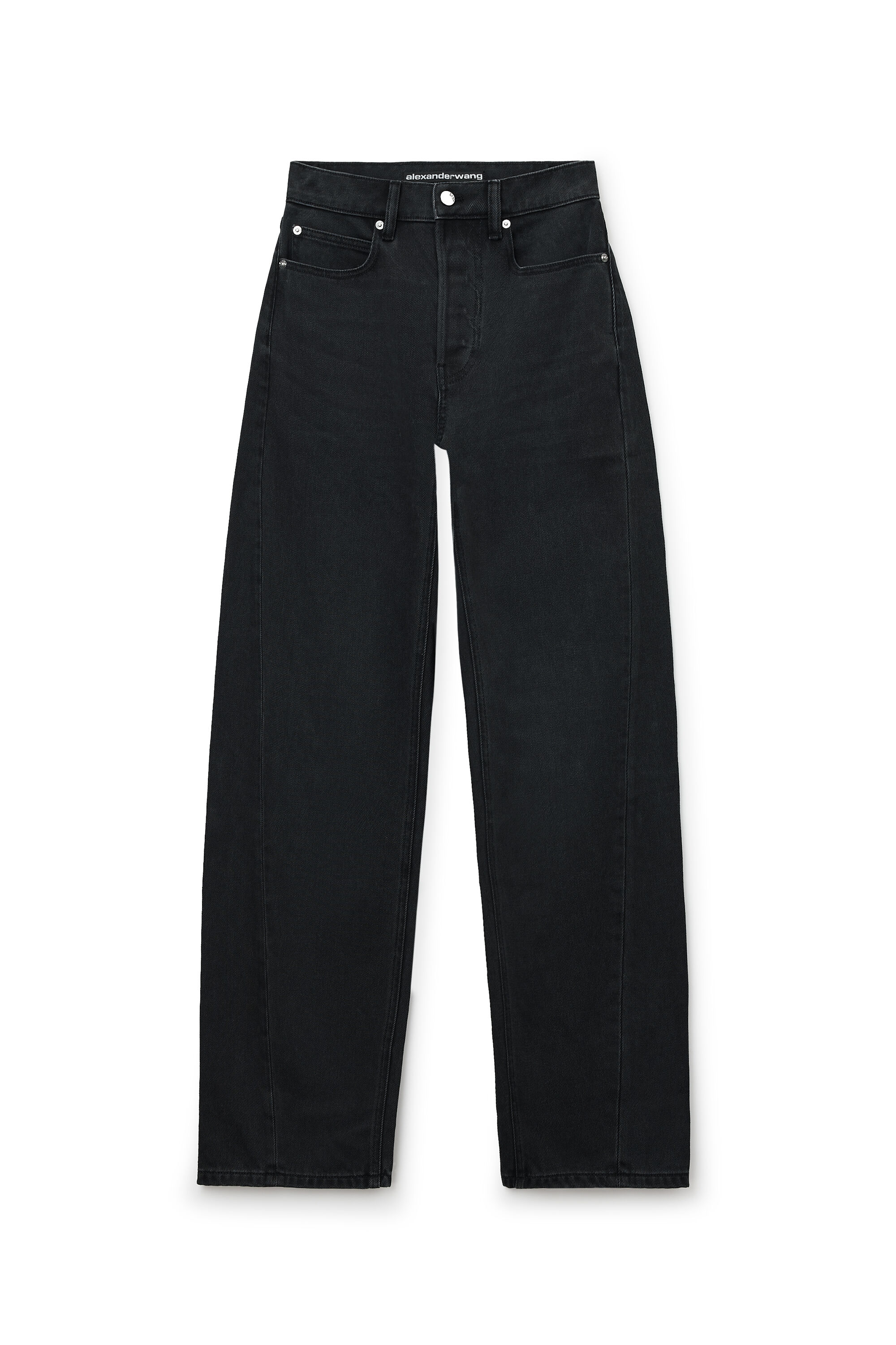 MID RISE RELAXED JEAN in FADED BLACK | alexanderwang®
