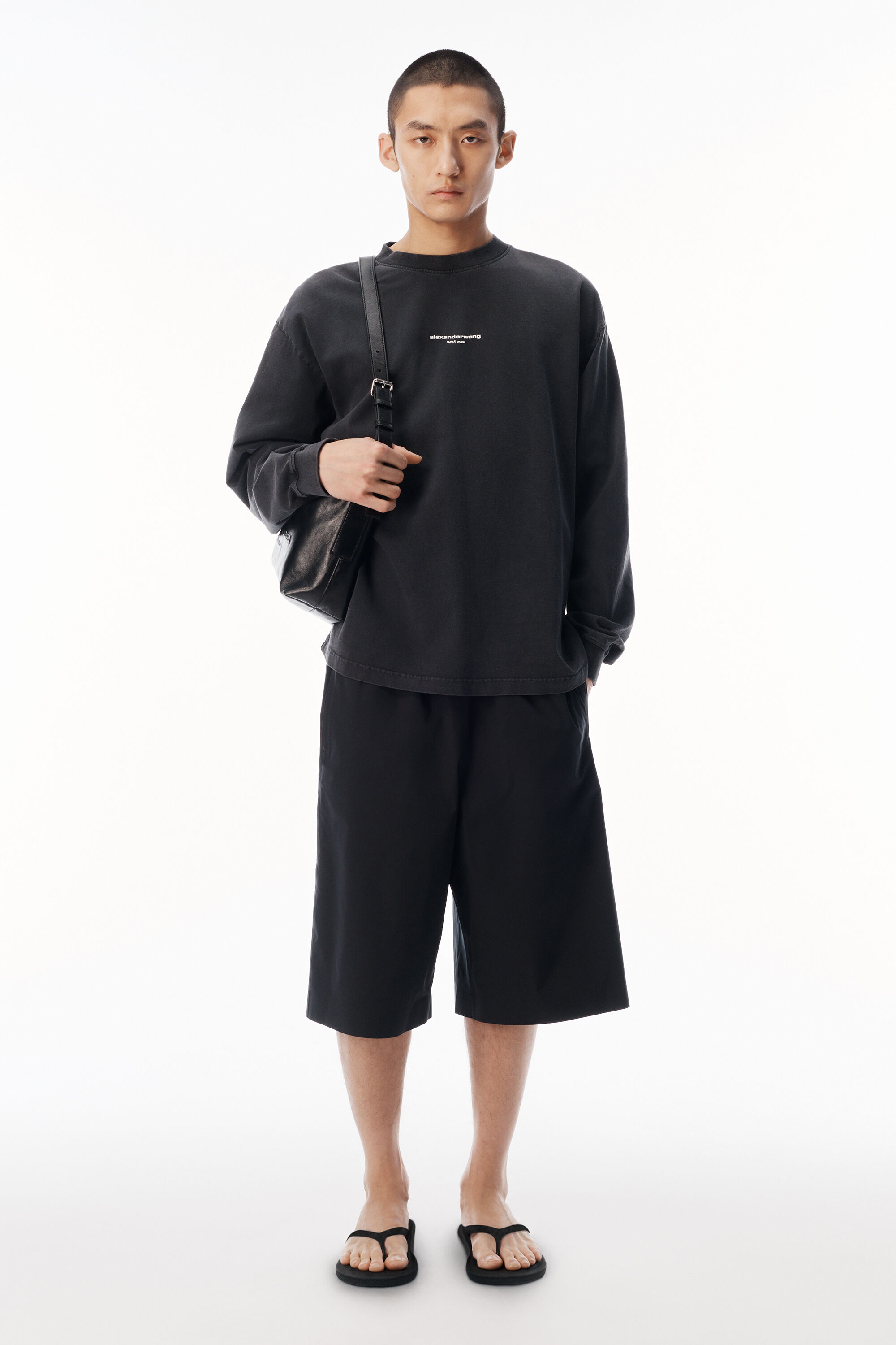 alexanderwang アレキサンダーワング ロゴプリント ロングスリーブ T